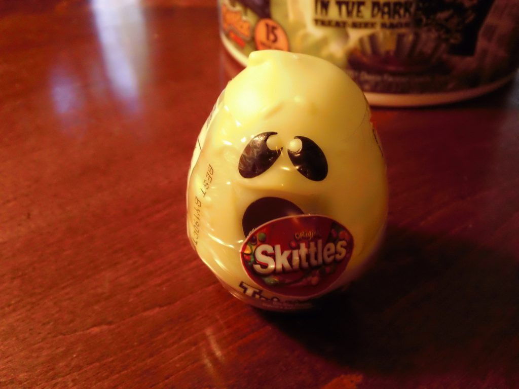Skittles Halloween candy ghost