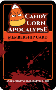 Candy Corn Apocalypse Membership card Halloween Club