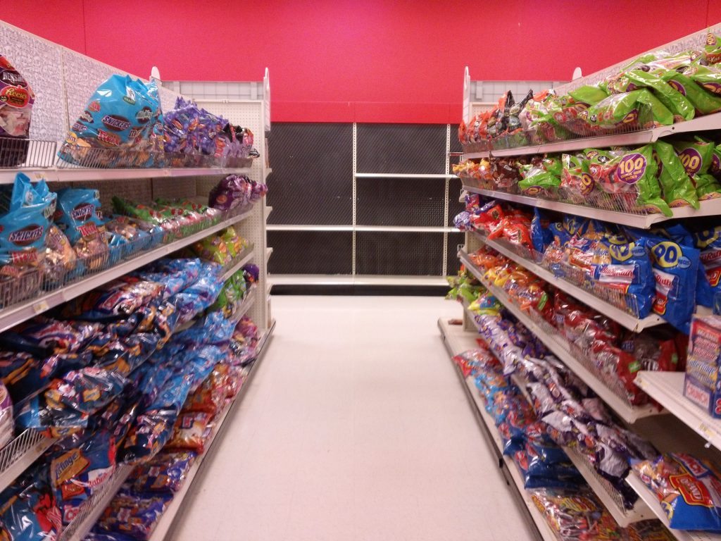 Target Halloween Section Candy