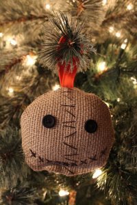 sam trick r treat christmas ornament