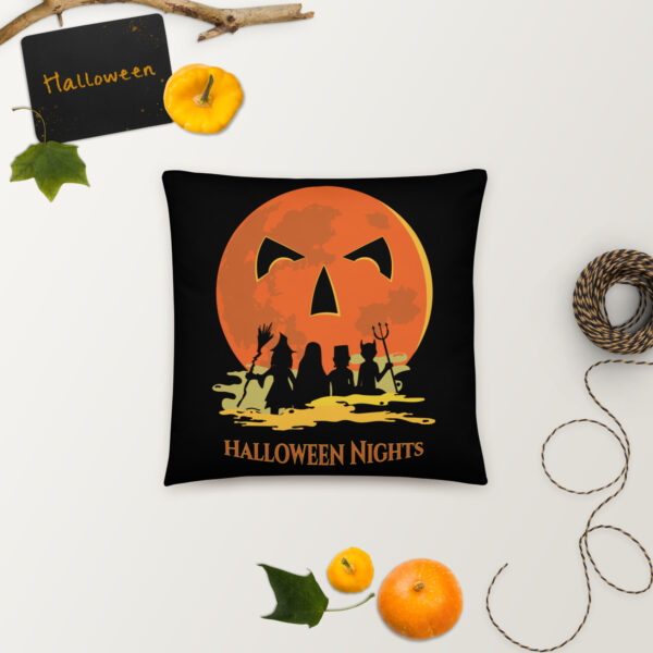 Halloween Nights Throw Pillow - Image 2
