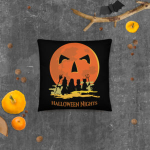 Halloween Nights Throw Pillow