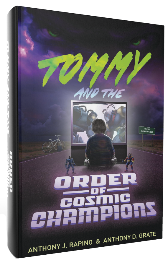 Tommy and the order of cosmic champions ya fantasy novel 1980s 80s Anthony J Rapino